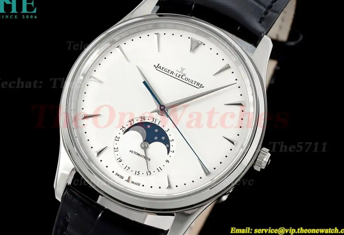 Master Ultra Thin Moonphase SS LE White Stk AZF A925