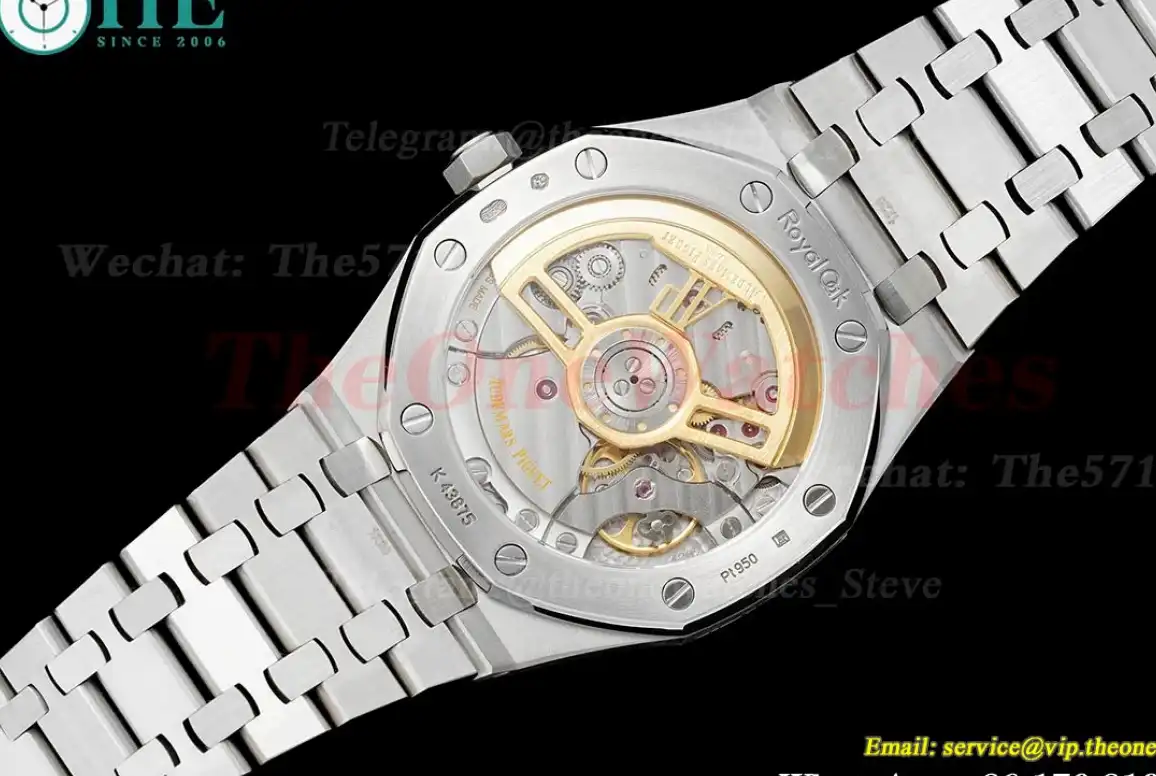 Royal Oak 15500 41mm Frosted SS SS White Dial APSF A4302 Super Clone