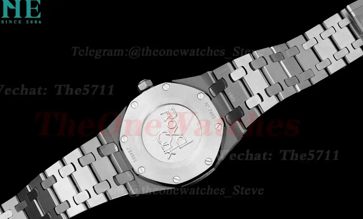 Royal Oak Ladies 33mm SS SS Diamond White JJF Swiss Qtz