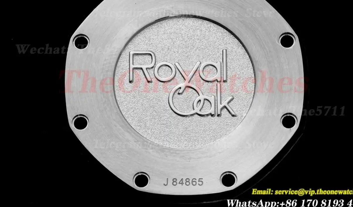 Royal Oak Ladies 33mm SS SS Cream Stk JJF Swiss Qtz