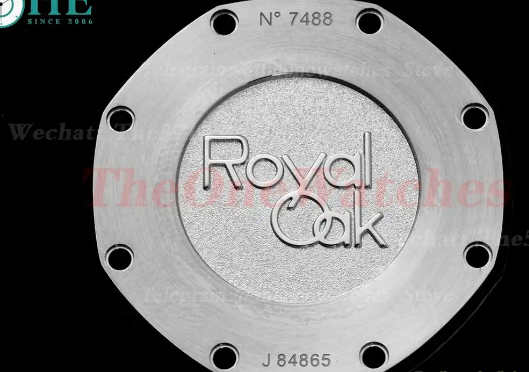 Royal Oak Ladies 33mm SS SS Black Stk JJF Swiss Qtz