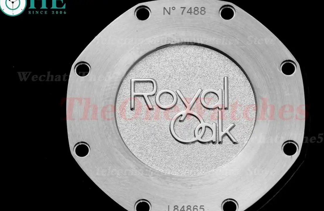 Royal Oak Ladies 33mm RG SS Black Dial JJF Swiss Qtz