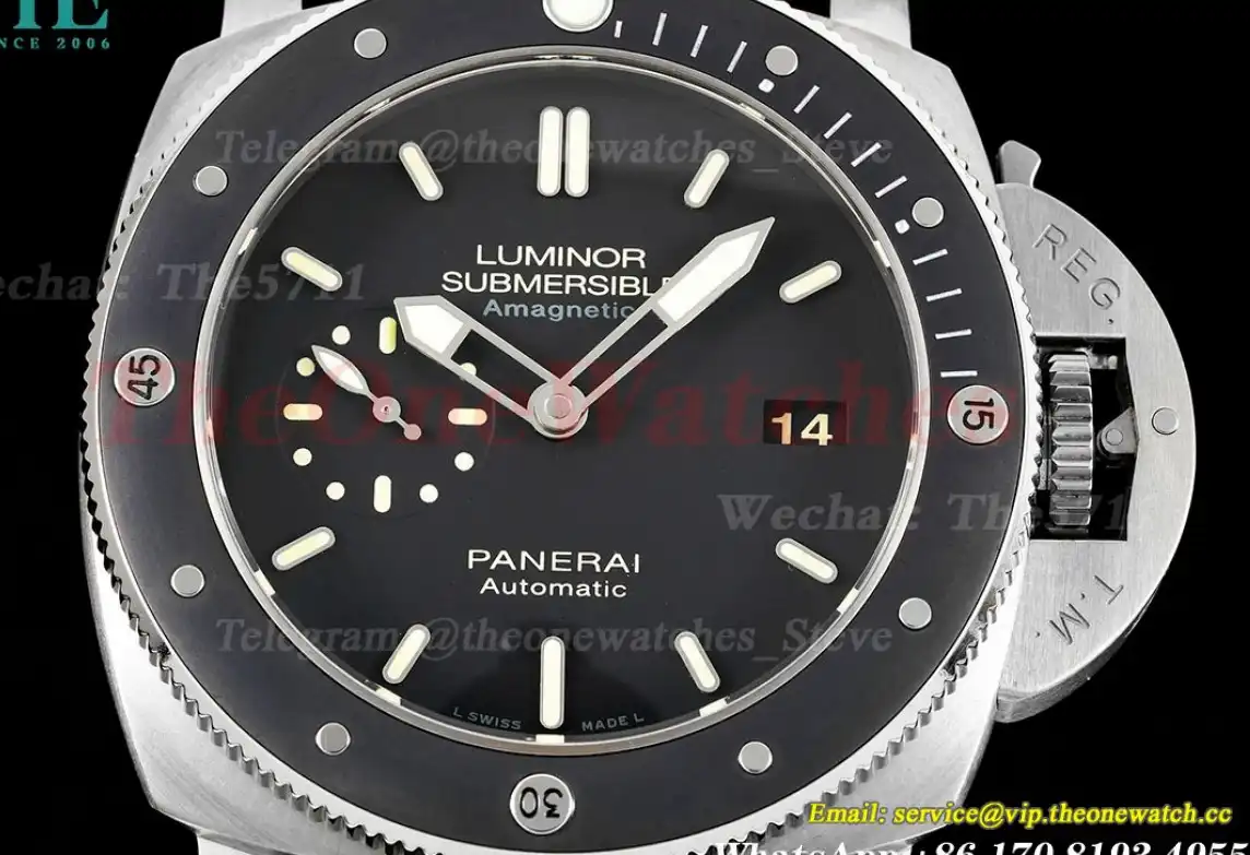 PAM389 Submersible AMag TI RU 47MM Black VSF V3 Mod.P9000