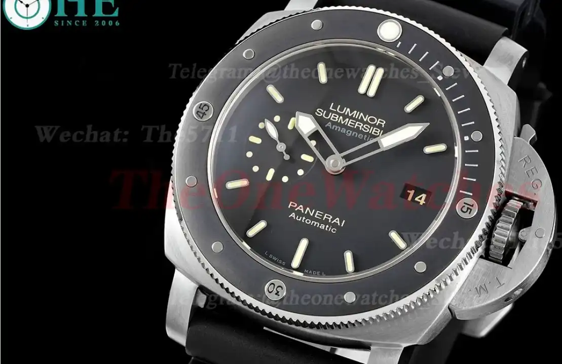 PAM389 Submersible AMag TI RU 47MM Black VSF V3 Mod.P9000