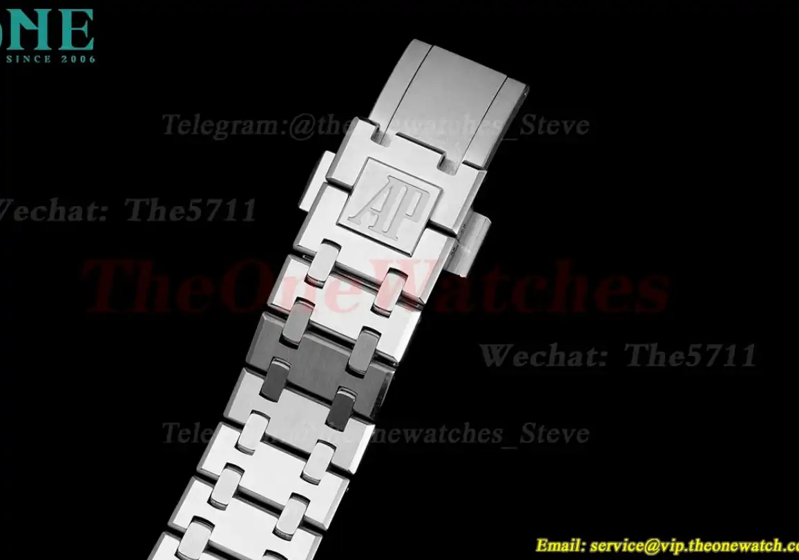 Royal Oak Ladies 33mm SS SS Diamond Black JJF Swiss Qtz