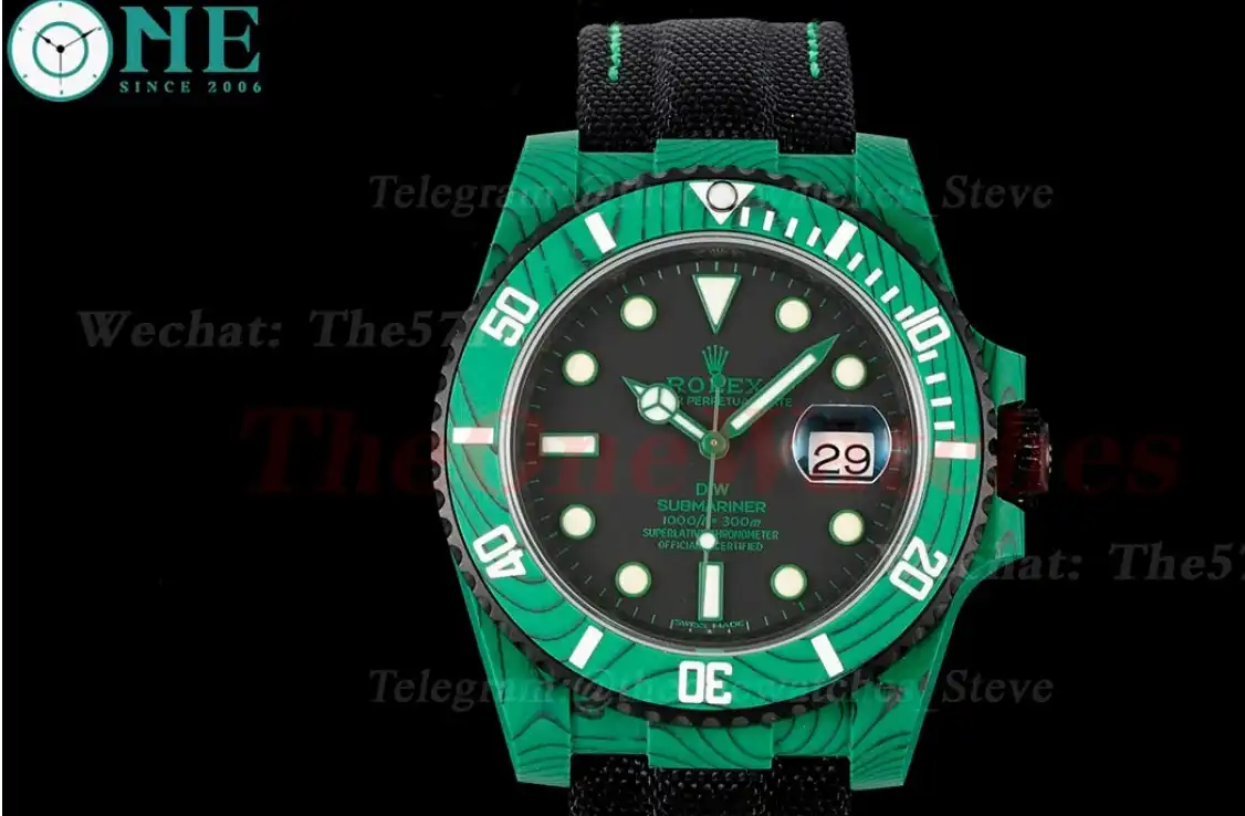 Submariner DIW 40mm 904L SS NY Green Dial VSF VS3135