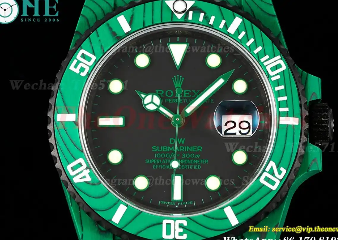 Submariner DIW 40mm 904L SS NY Green Dial VSF VS3135