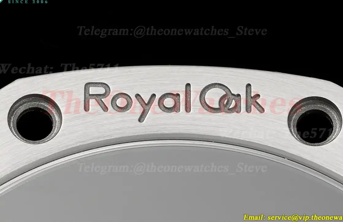 Royal Oak 15500 41mm Frosted SS SS Blue Dial APSF A4302 Super Clone