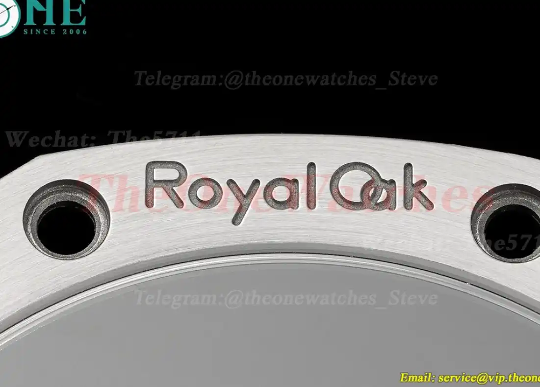 Royal Oak 15500 41mm Frosted SS SS White Dial APSF A4302 Super Clone