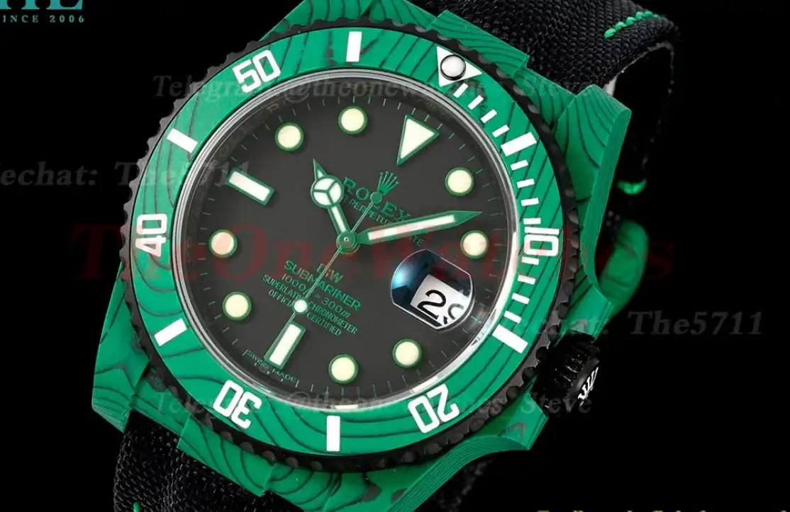 Submariner DIW 40mm 904L SS NY Green Dial VSF VS3135