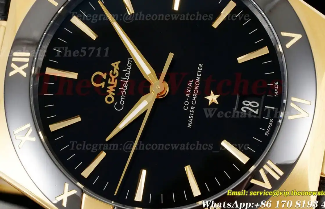 Constellation 41mm YG LE Black Dial VSF A8900 Super Clone