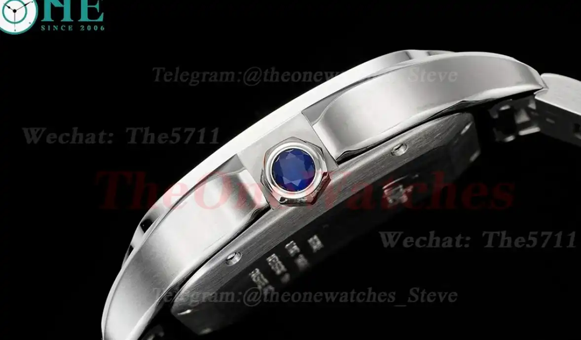 Santos De Cartier 40mm XL SS SS Blue Dial AF MY9015