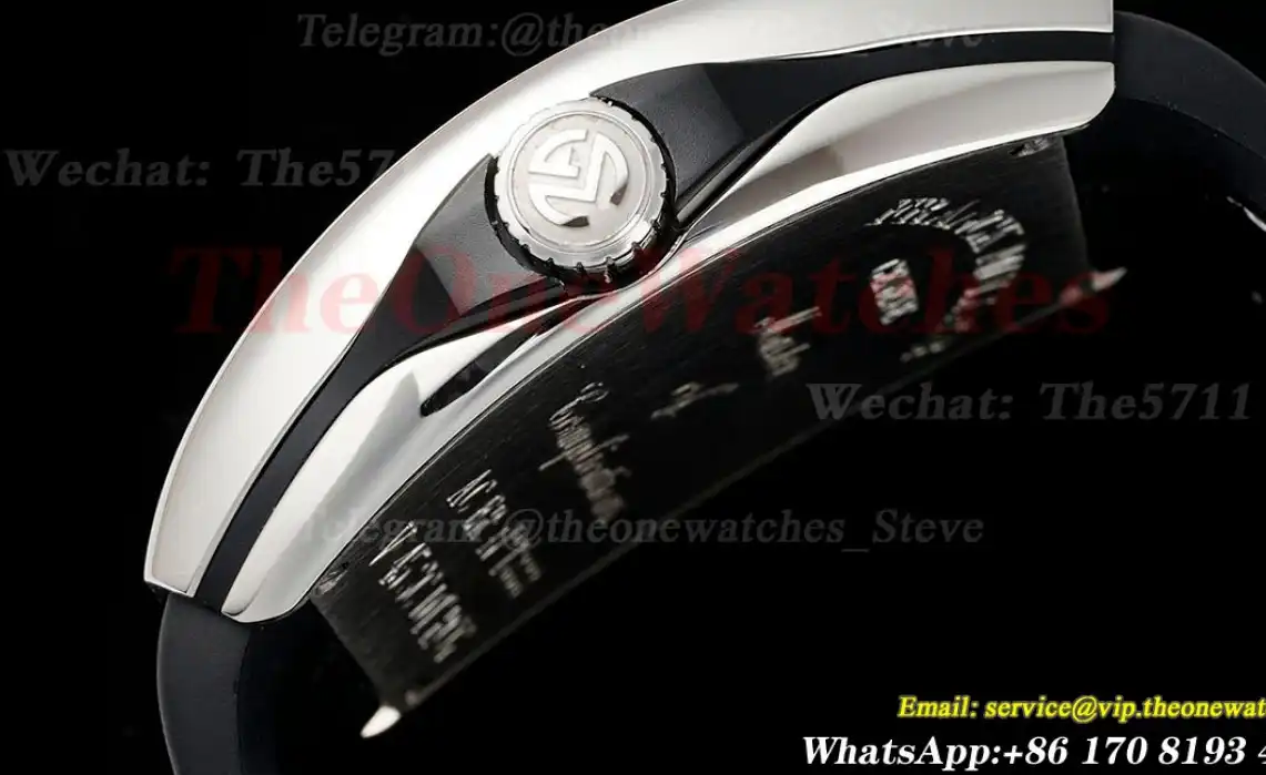 Vanguard Mens 44mm SS LE White Black ABF A2824