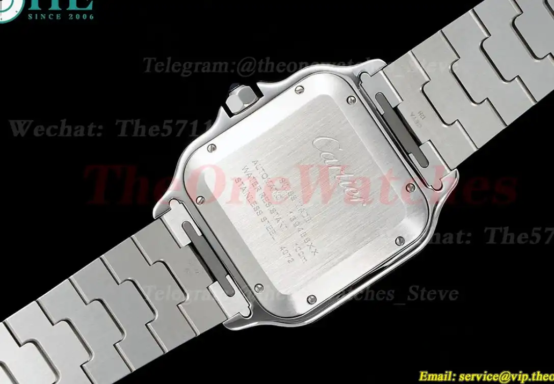 Santos De Cartier 40mm XL SS SS Grey Dial AF MY9015