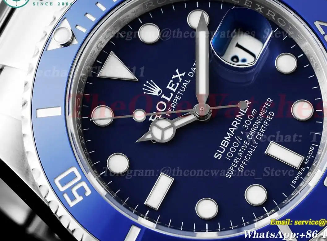 Submariner 116619LB 40MM 904L Blue Dot SS SS VSF VS3135