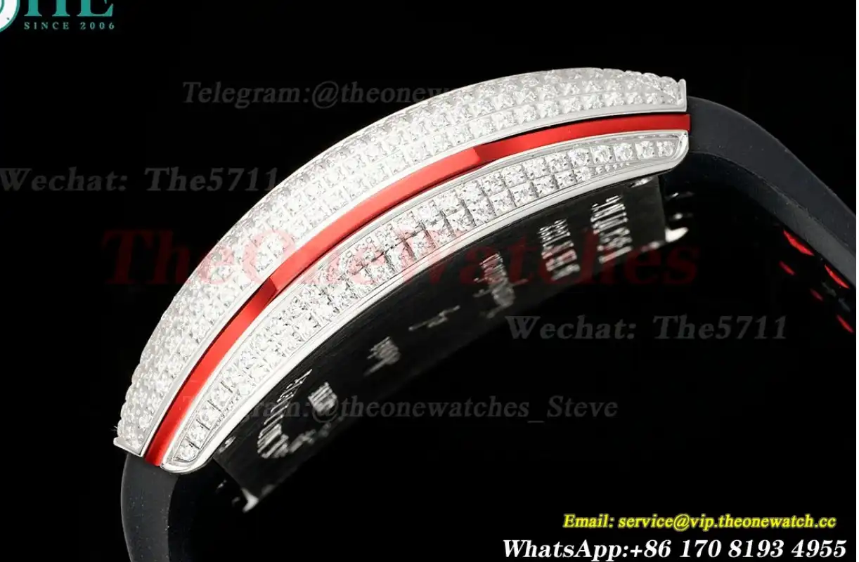 Vanguard Mens 44mm Dia SS LE Black Red ABF A2824