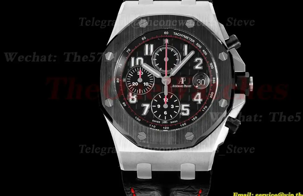 Royal Oak Offshore 42mm SS LE Black Black Num JJF A3126