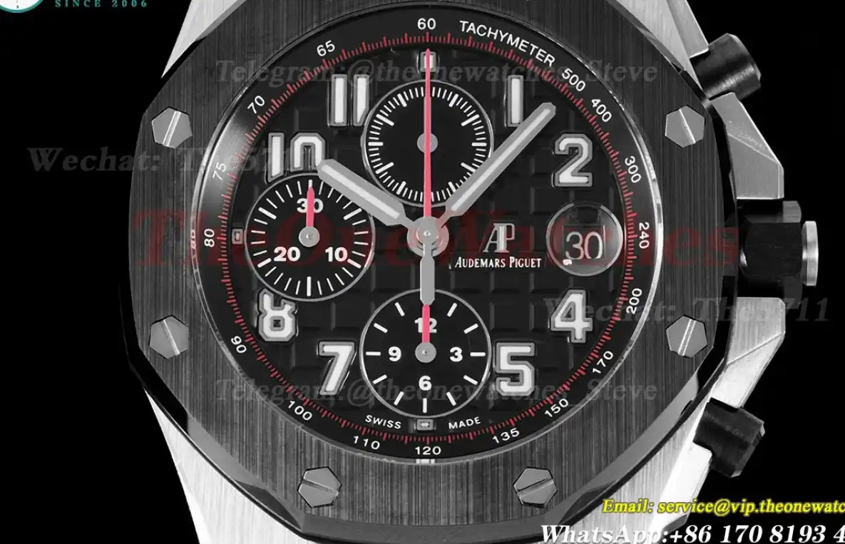 Royal Oak Offshore 42mm SS LE Black Black Num JJF A3126