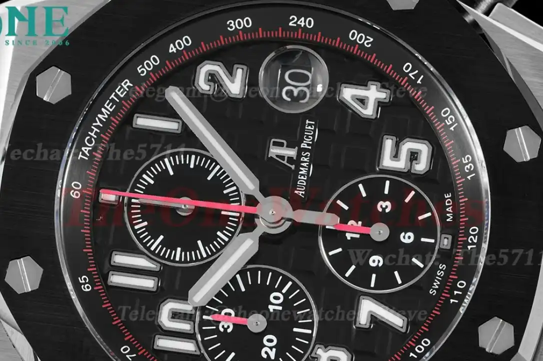 Royal Oak Offshore 42mm SS LE Black Black Num JJF A3126