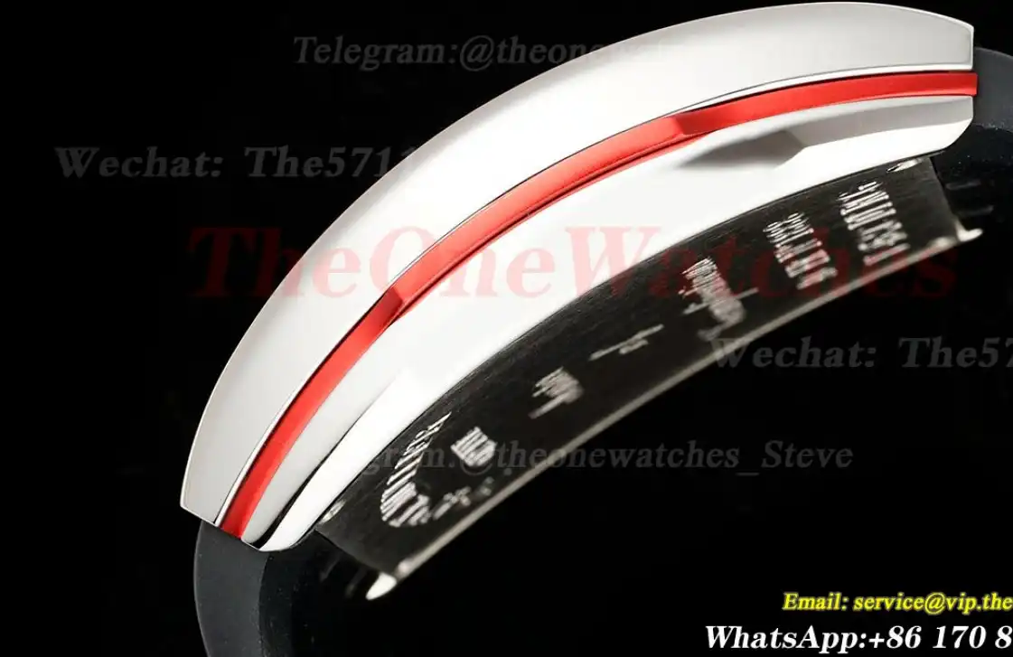 Vanguard Mens 44mm SS LE Black Red ABF A2824