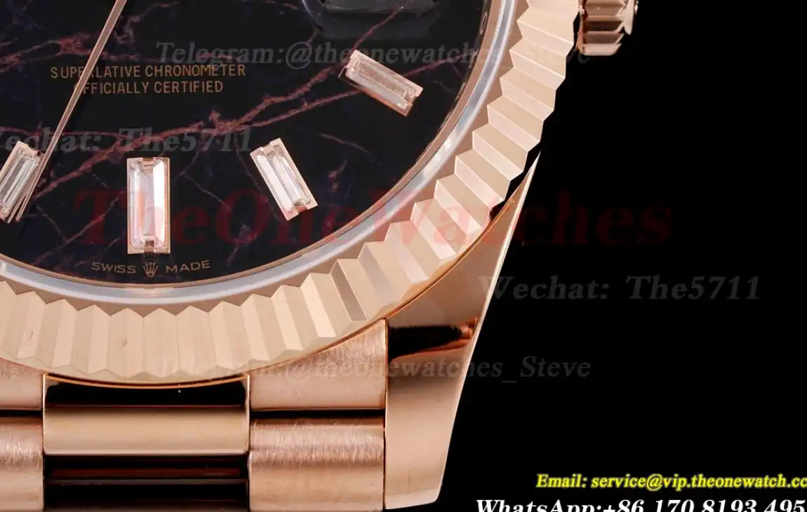 DayDate 228235 40mm RG RG Brown Patterned Dial TWS A2836