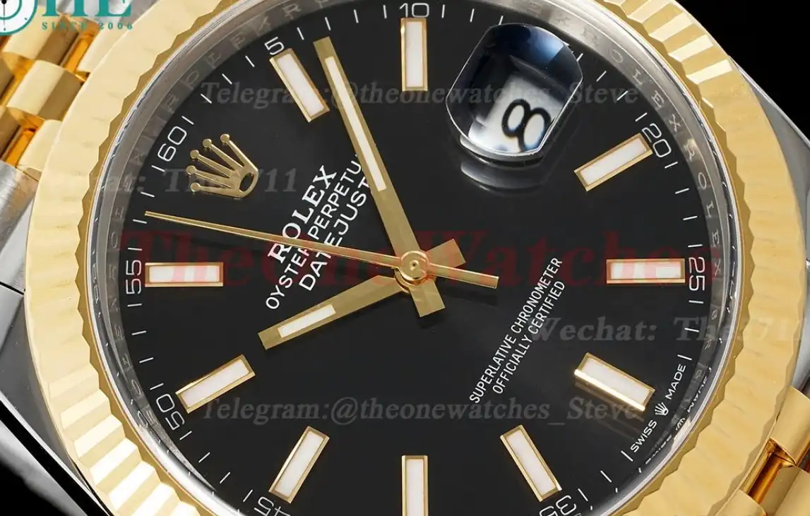 Datejust 126333 41mm Jub YG SS Black Dial Clean SH3235