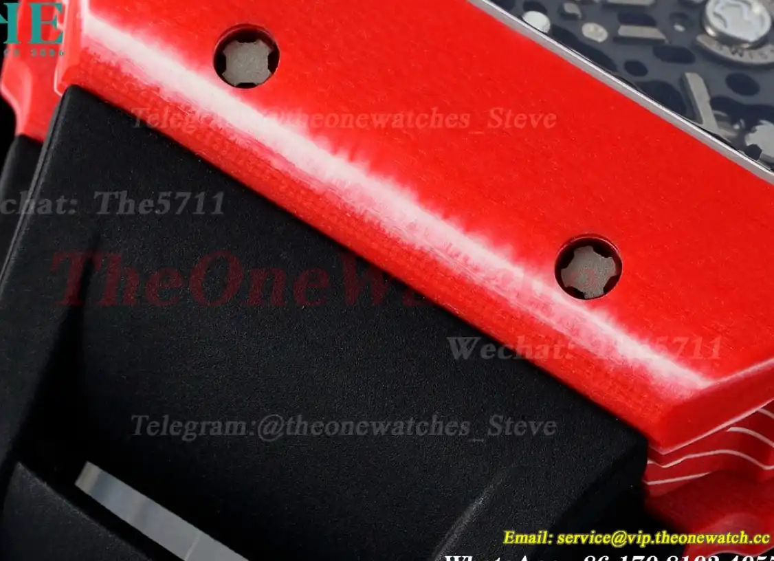 RM035 Carbon RU Red Black Sonic V2 Clone RMUL2