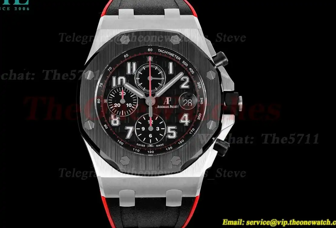 Royal Oak Offshore 42mm SS RU Black Black Num JJF A3126