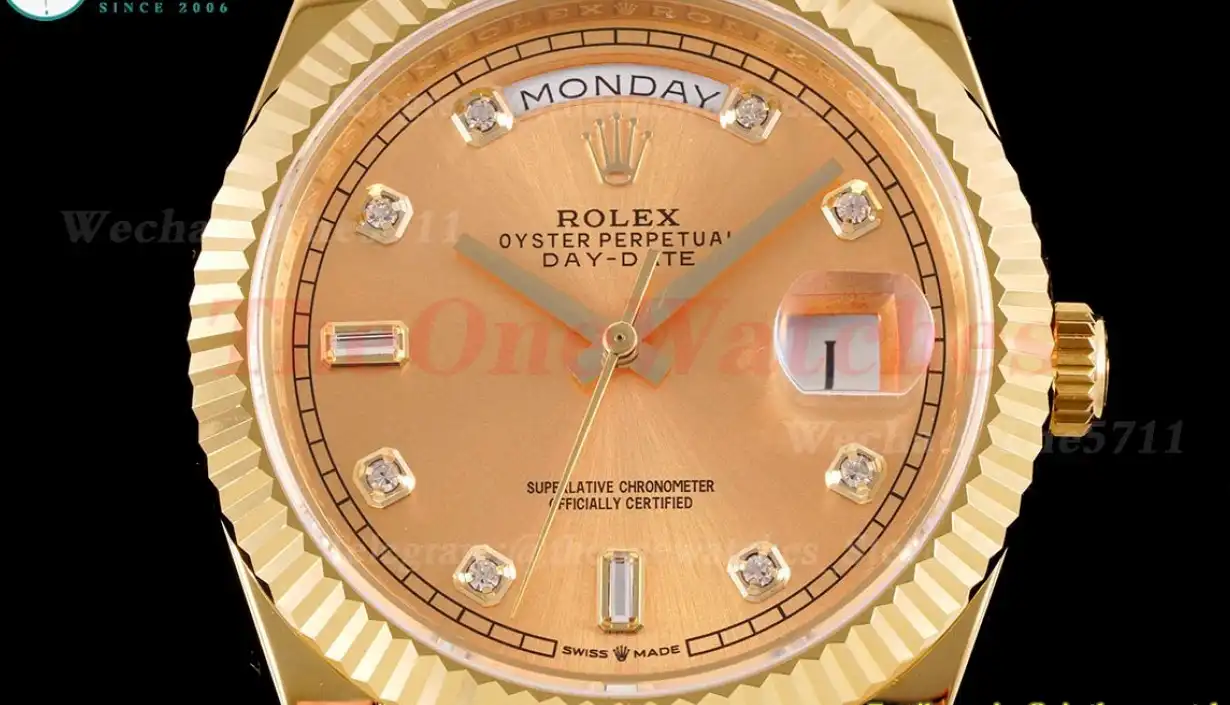 DayDate 40mm YG YG Rose Gold Dial TWS A2836