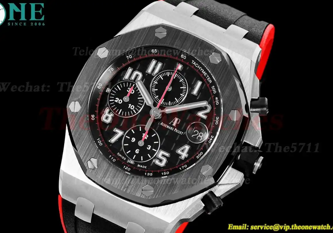 Royal Oak Offshore 42mm SS RU Black Black Num JJF A3126