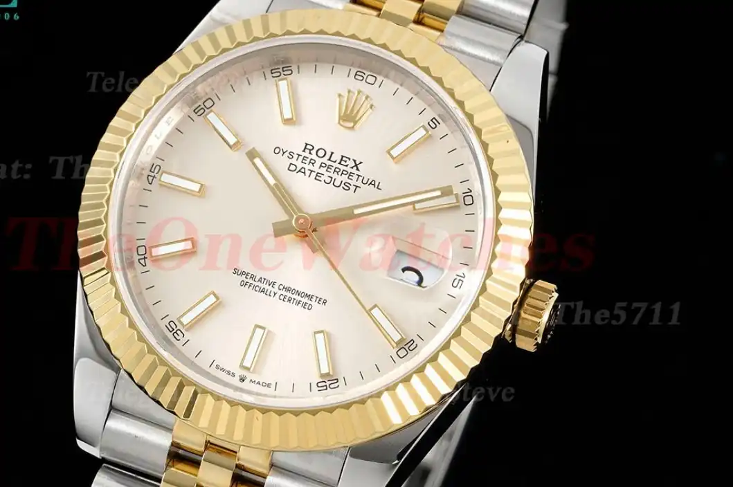 Datejust 126333 41MM Jub 904L Silver Stk YG SS GMF VR3235