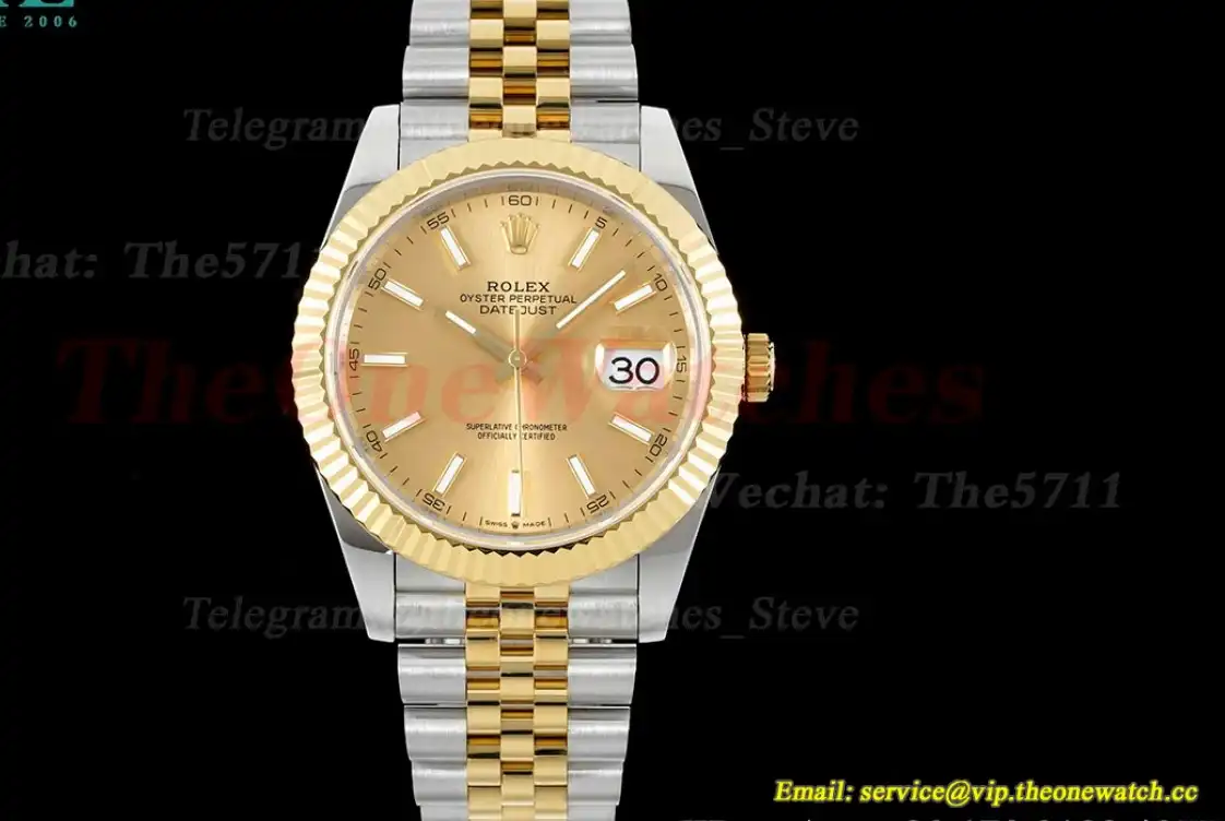 Datejust 126333 41MM Jub 904L Gold Stk YG SS GMF VR3235