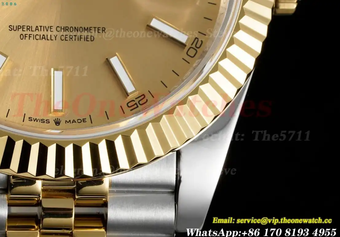 Datejust 126333 41MM Jub 904L Gold Stk YG SS GMF VR3235