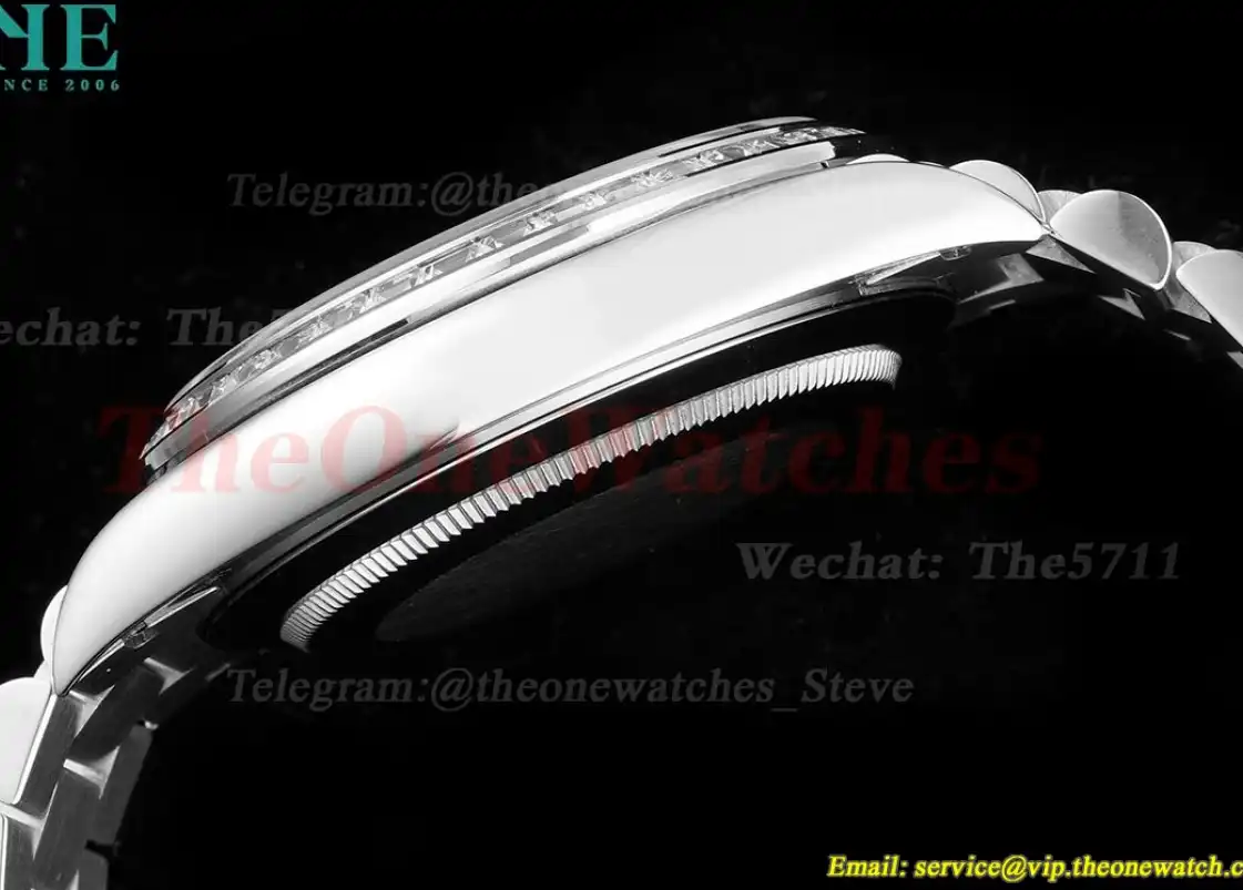 DayDate 228396 40mm Pres SS SS White Dial GSF A3255 (Tungsten Heavy Version)