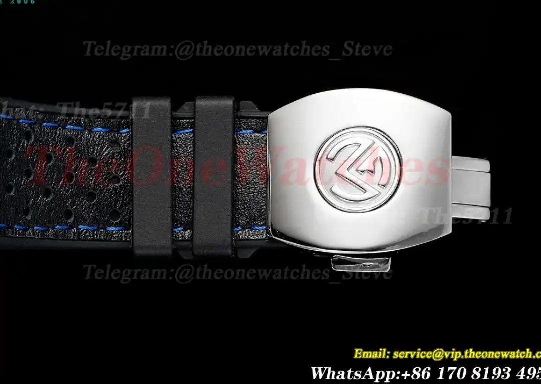 Vanguard Mens 44mm Dia SS LE Black Blue ABF A2824