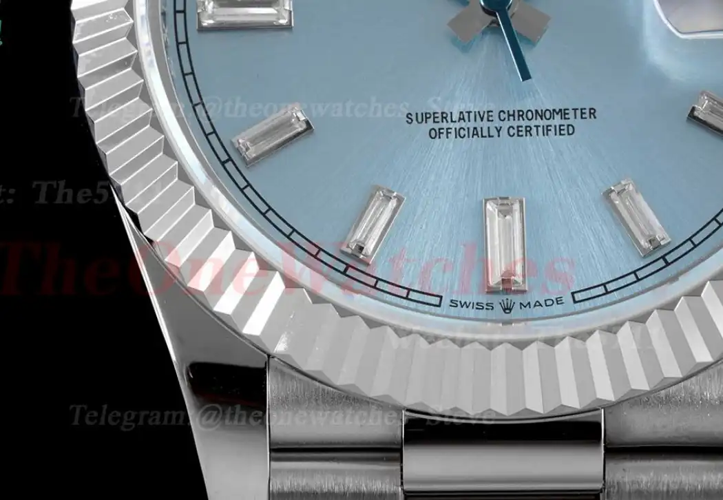 DayDate 228236 40mm SS SS Ice Blue Dial TWS A2836