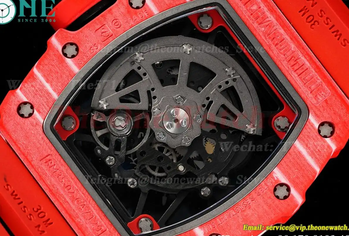 RM035 Carbon RU Red Red Sonic V2 Clone RMUL2