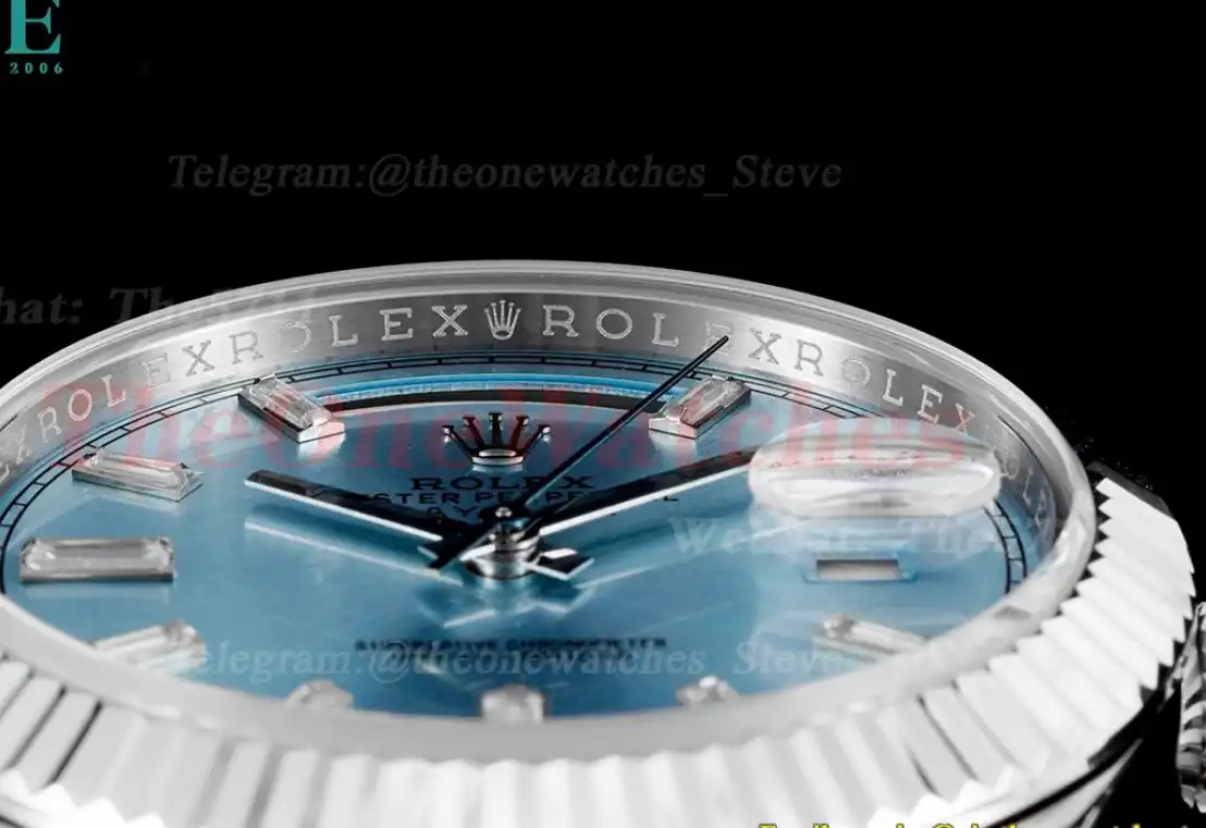 DayDate 228236 40mm SS SS Ice Blue Dial TWS A2836