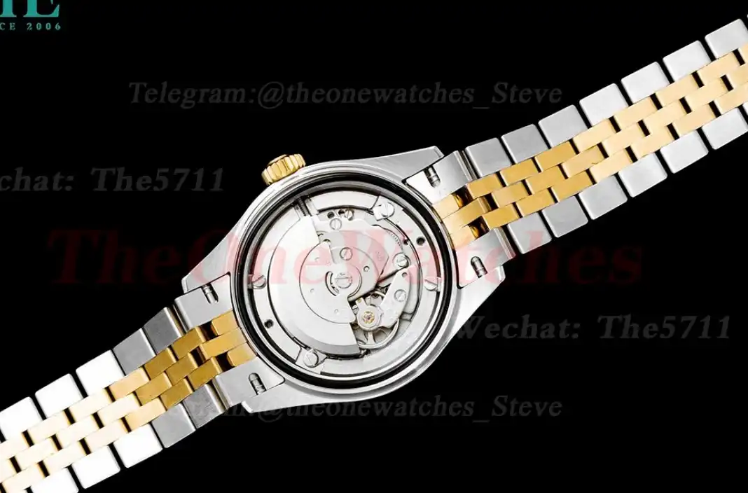 Datejust Ladies 28mm Dia YG SS White Dial TWS NH05