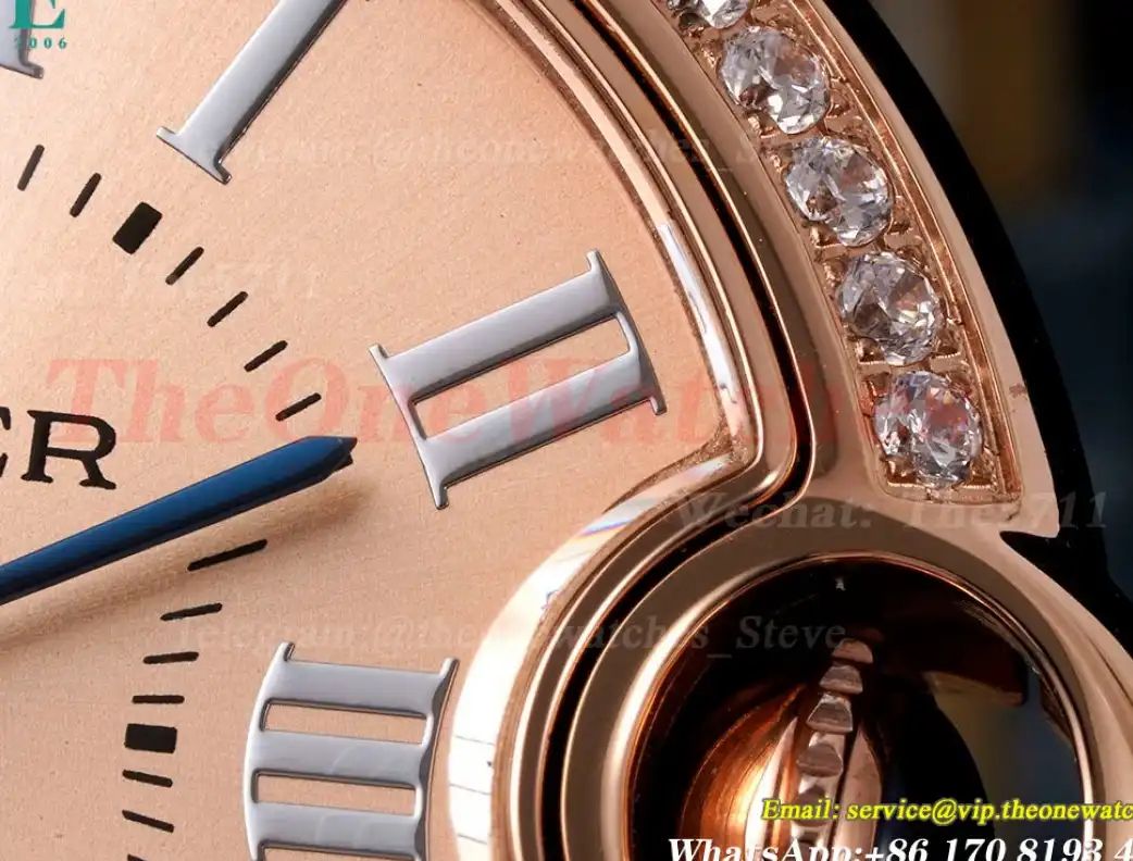 Ballon Bleu De Cartier 33mm Dia RG LE Gold Rmn AF NH05