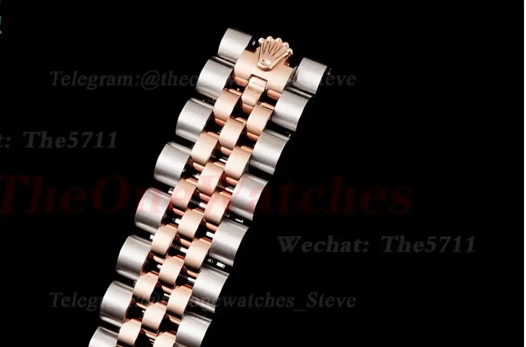 Datejust Ladies 28mm RG SS Purple Dial TWS NH05