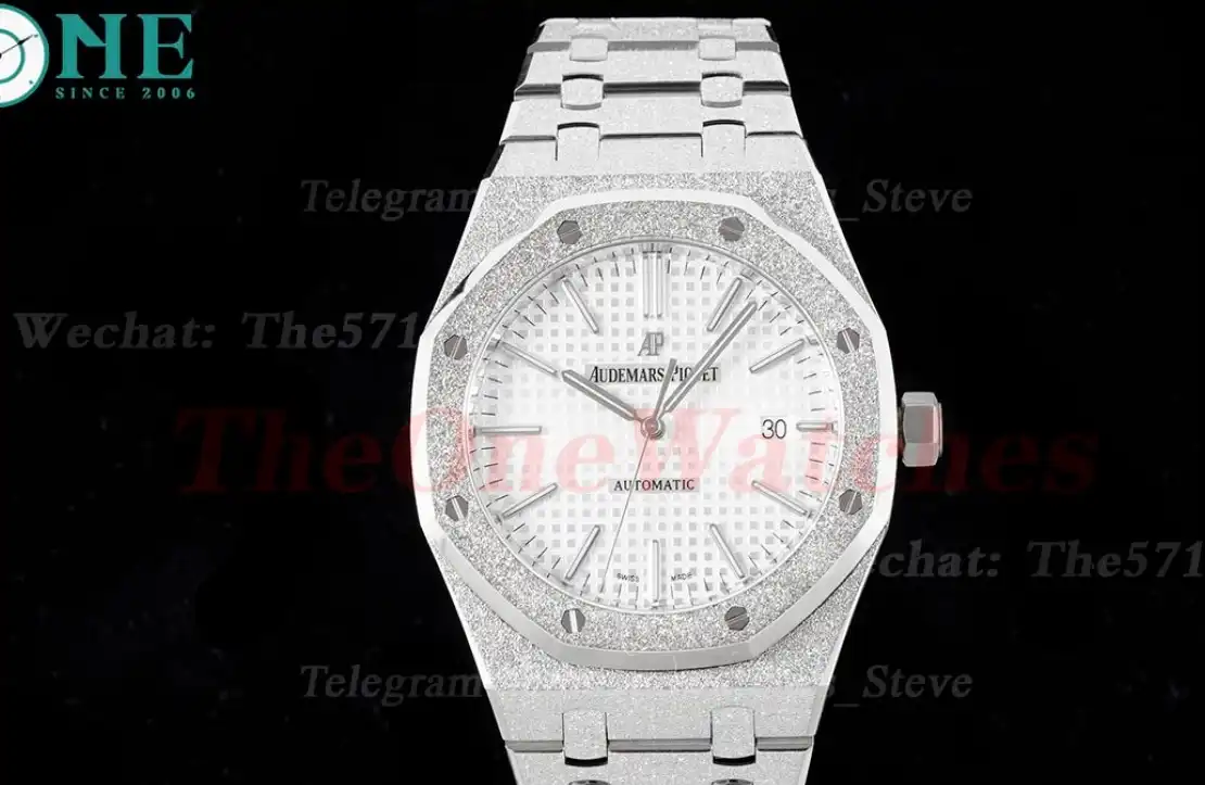 Royal Oak 15410 41mm SS White Textured Dial APSF SA3120 Super Clone