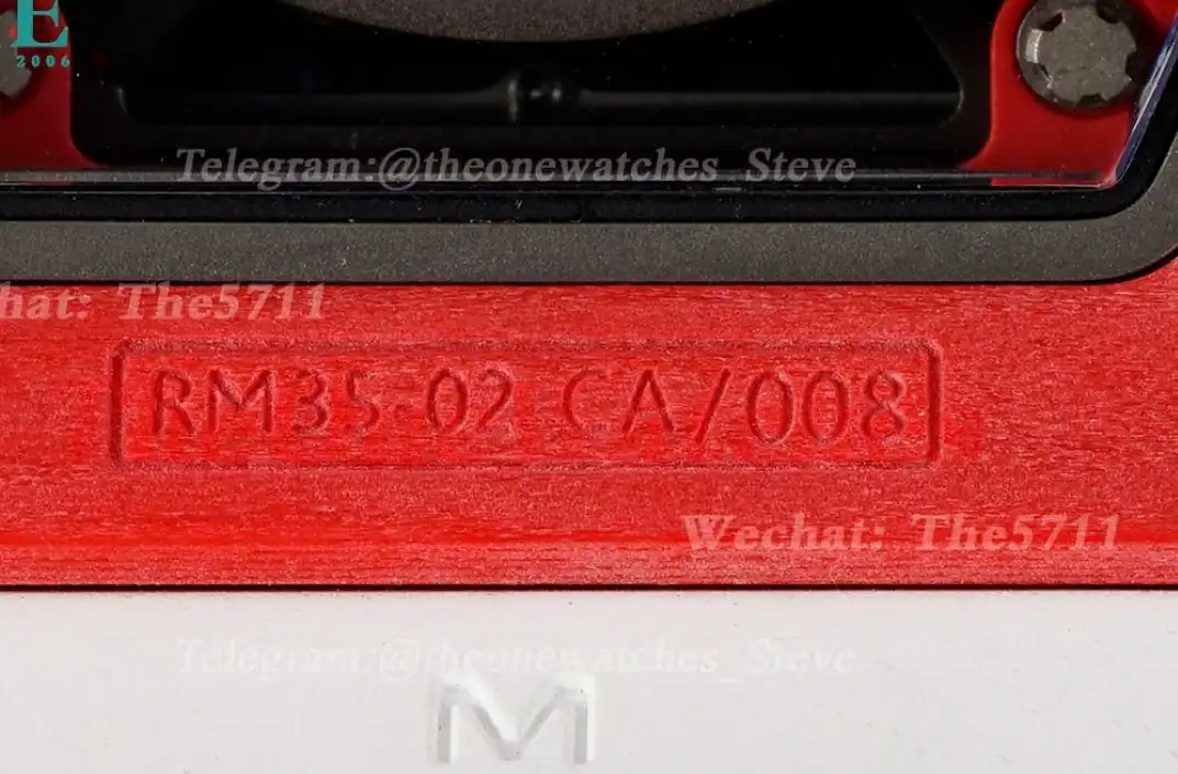 RM035 Carbon RU Red White Sonic V2 Clone RMUL2