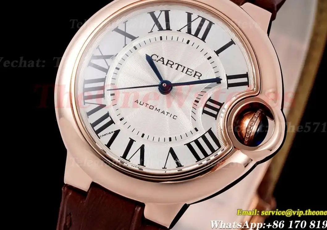 Ballon Bleu De Cartier 33mm RG LE White Rmn AF NH05