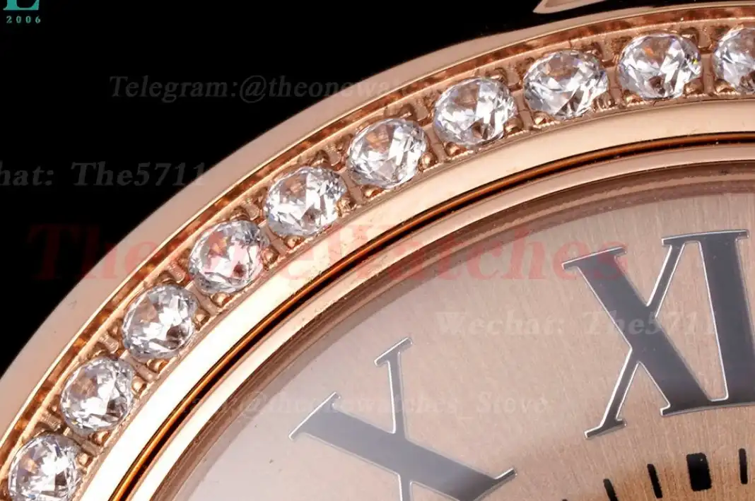 Ballon Bleu De Cartier 33mm Dia RG LE Gold Rmn AF NH05