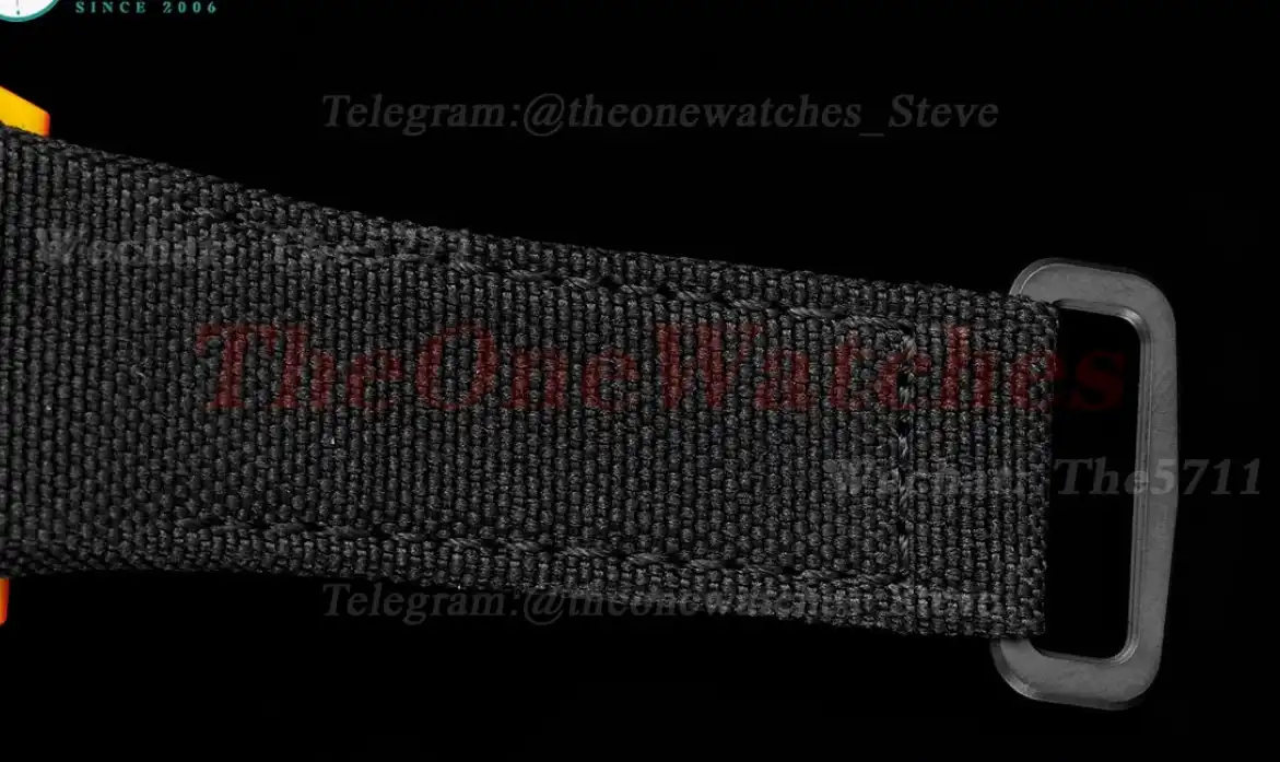 RM027-03 Rafael Nadal Carbon Case On Black Nylon Strap Real Tourbillon RMF