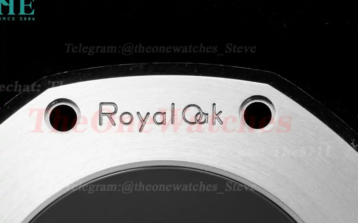 Royal Oak 15410 Frosted SS SS Black Stk APSF SA3120 Super Clone