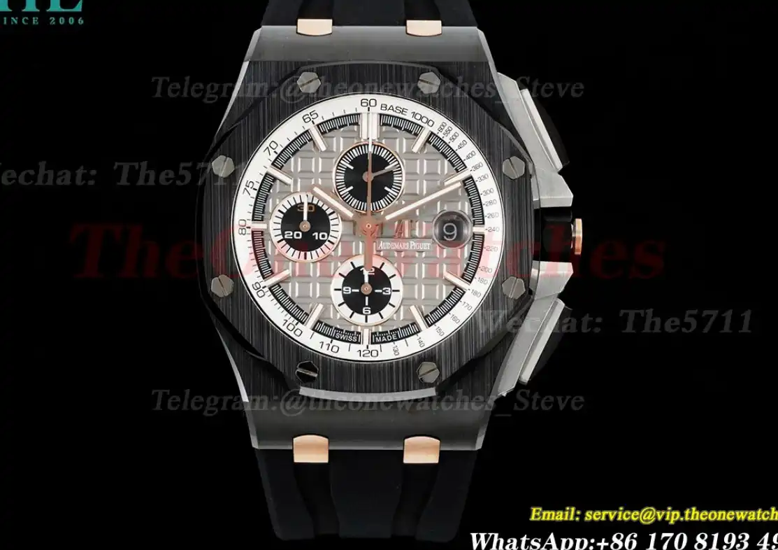 Royal Oak Offshore 44mm Cer RU Grey Stk RSF A3126