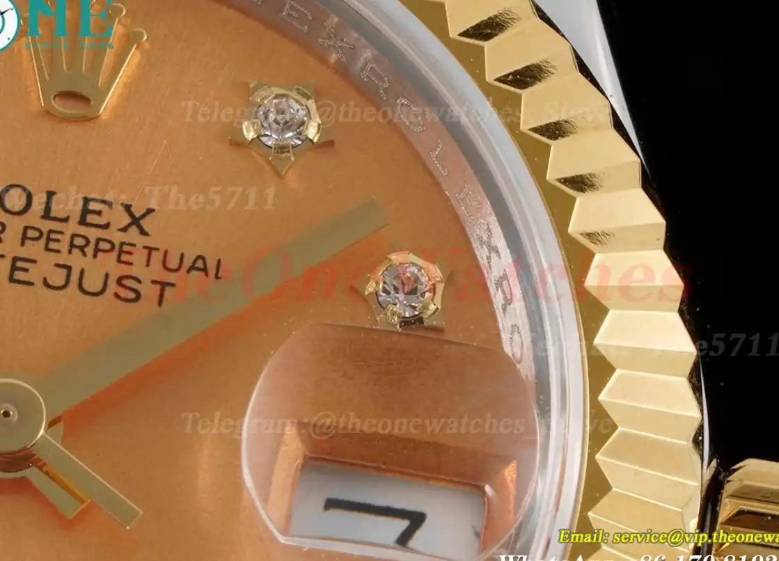 Datejust Ladies 28mm YG SS Rose Gold Dial TWS NH05