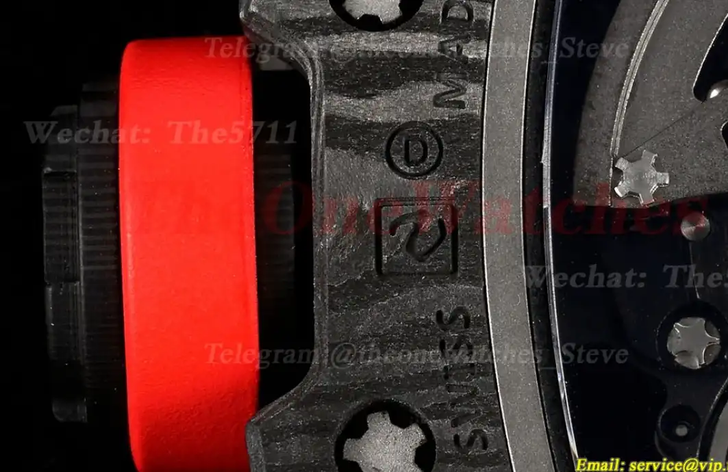 RM035 Carbon RU Red White Sonic V2 Clone RMUL2